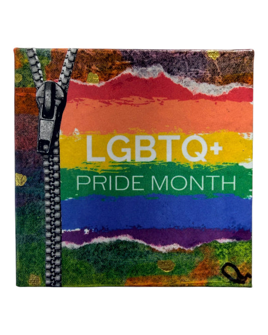 LGBTQ | Mixed Medium Collage on Canvas