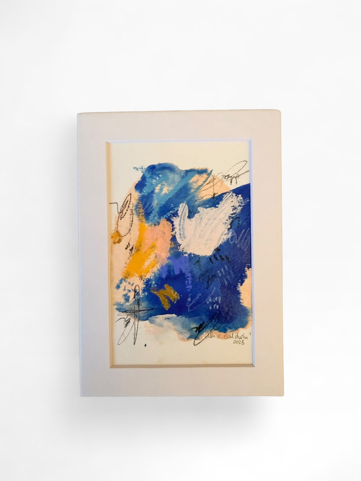 Mini Matted Original Artwork by Alix Baldwin