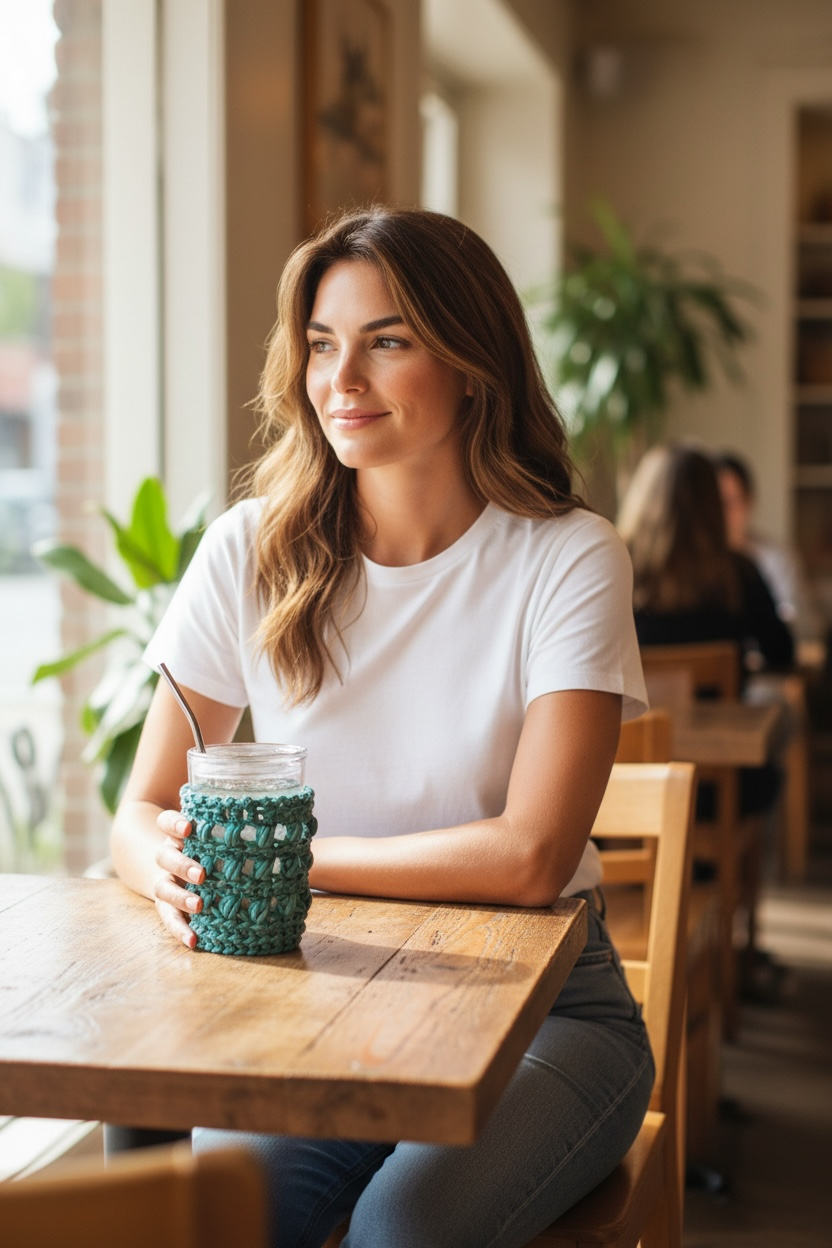 Hand-Crocheted Cup Cozy