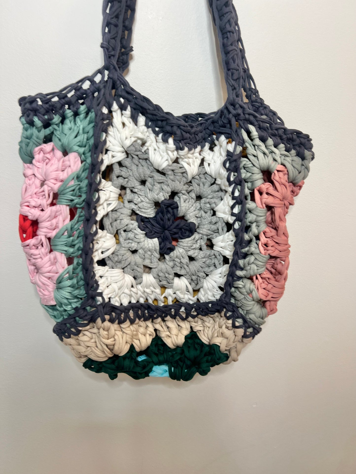 Handmade Granny Square Tote