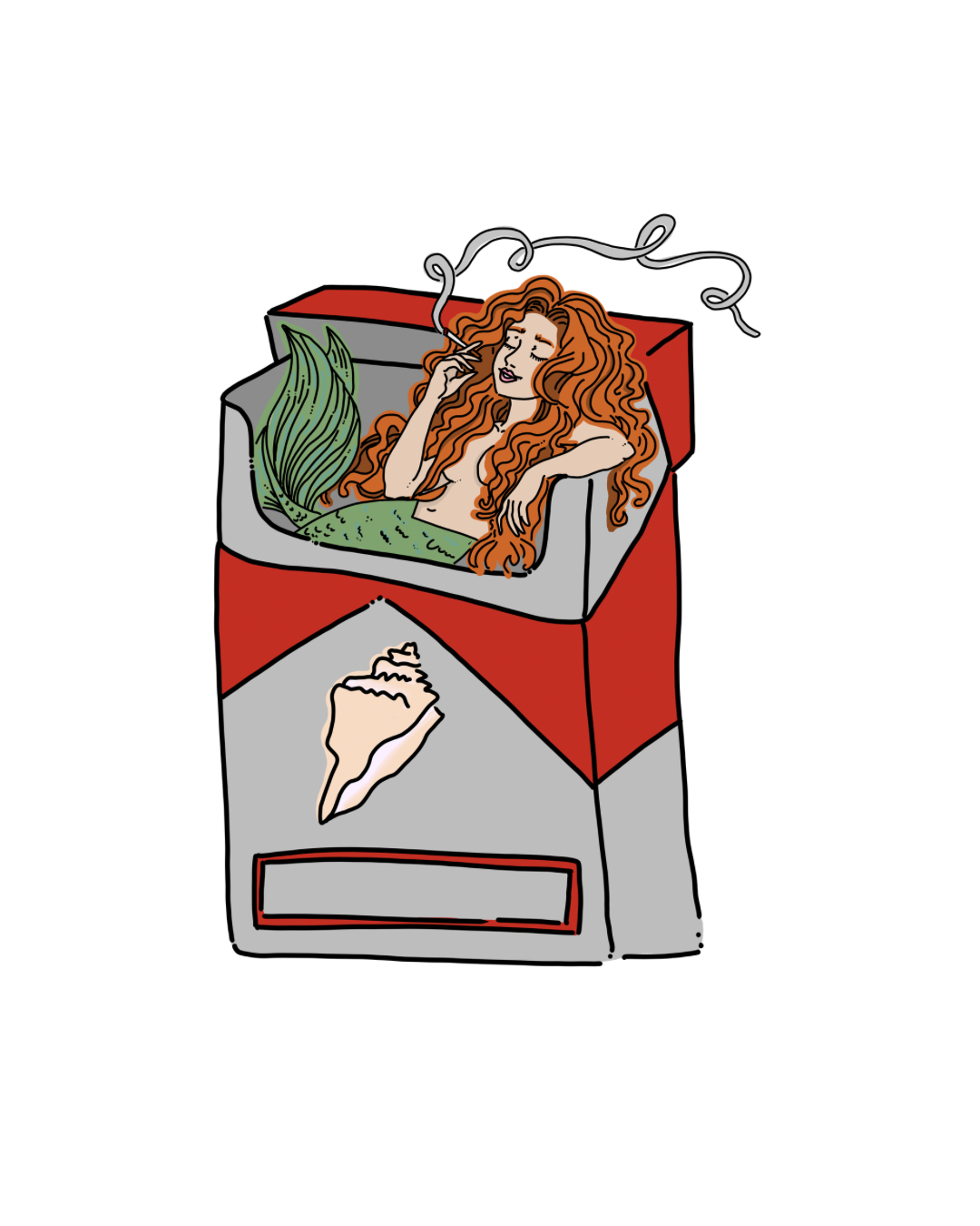 Greeting Card | Mermaid Ciggs