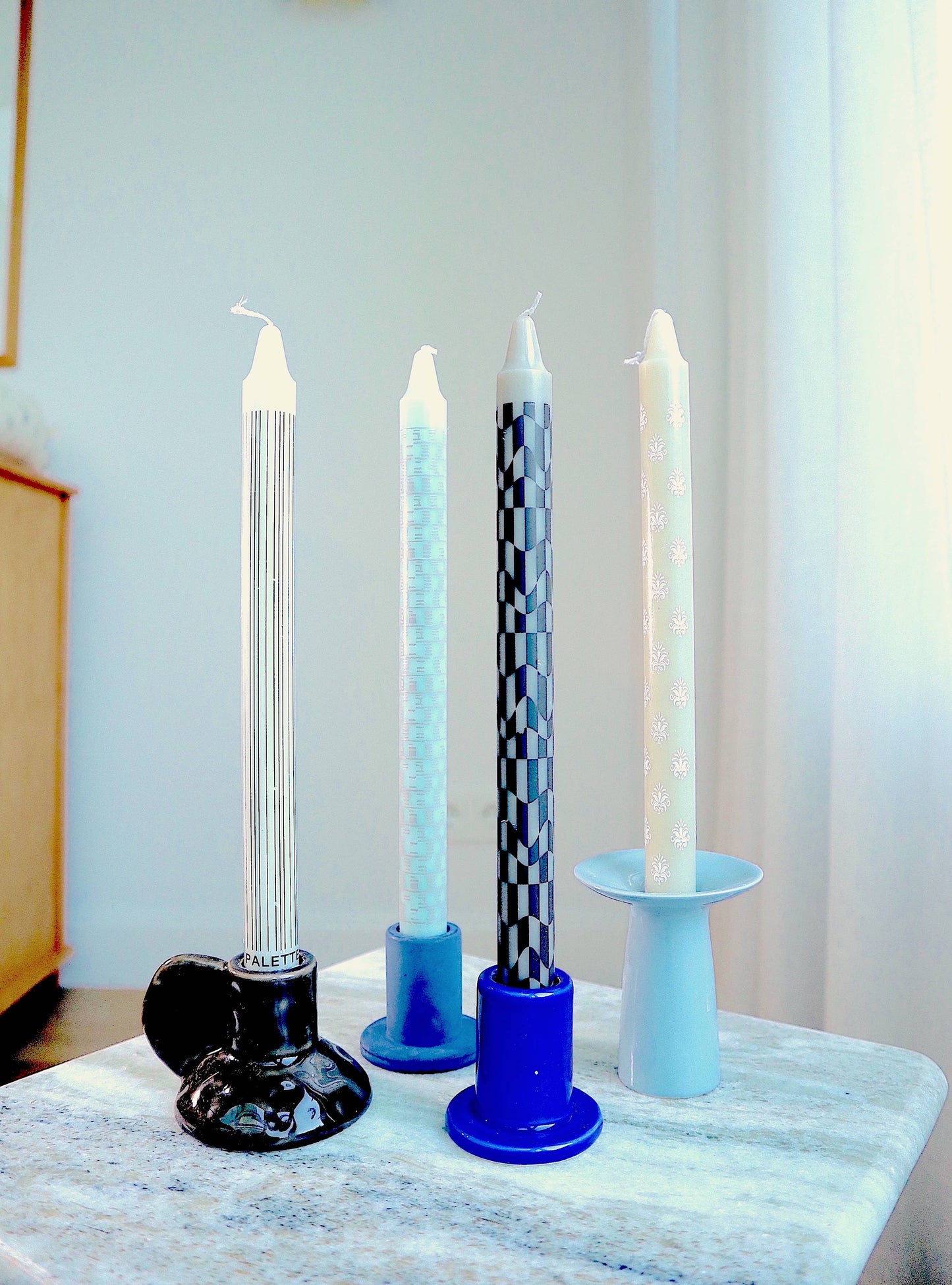 Dinner Candles | Mahogany Blues