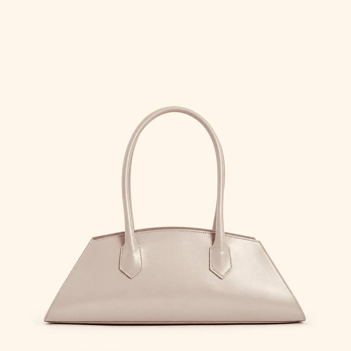 Italian Leather Baguette Bag