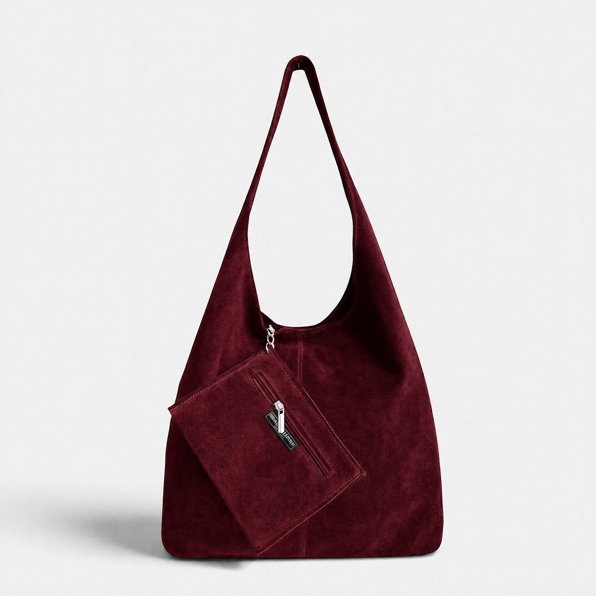 Italian Suede Hobo Bag