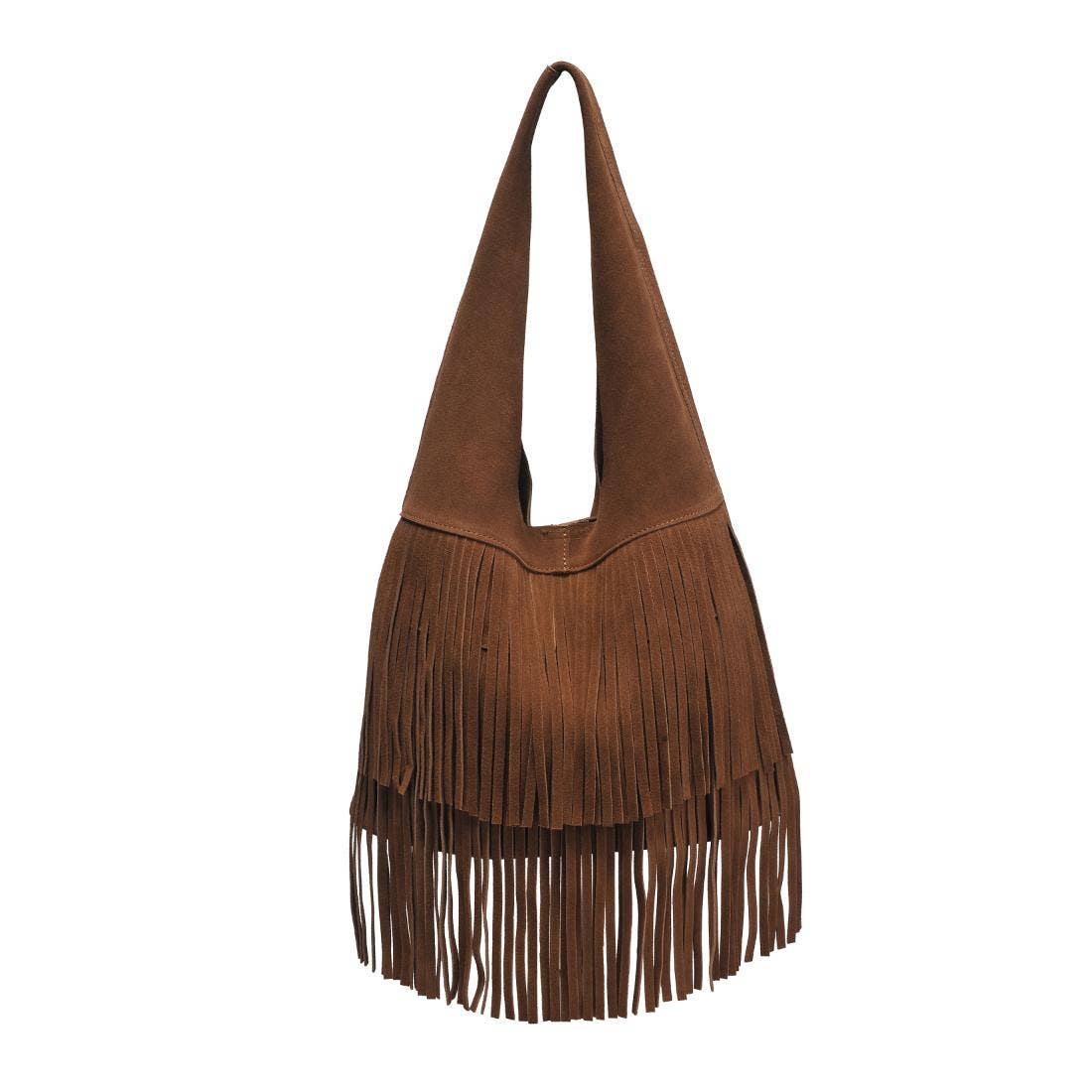 Bohemian Fringe Handbag | Hazelnut