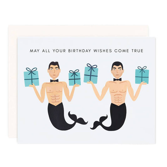 Greeting Card | Mermen Birthday Wishes