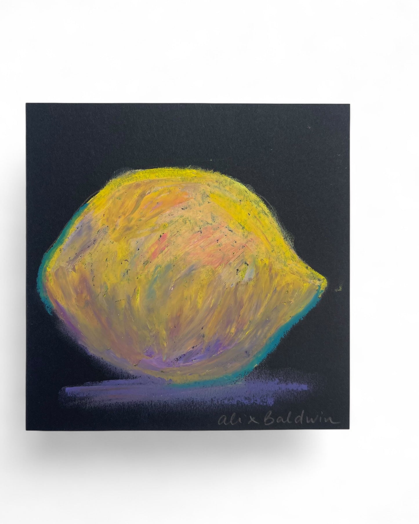 Artwork | Square oil pastel 5x5 IX