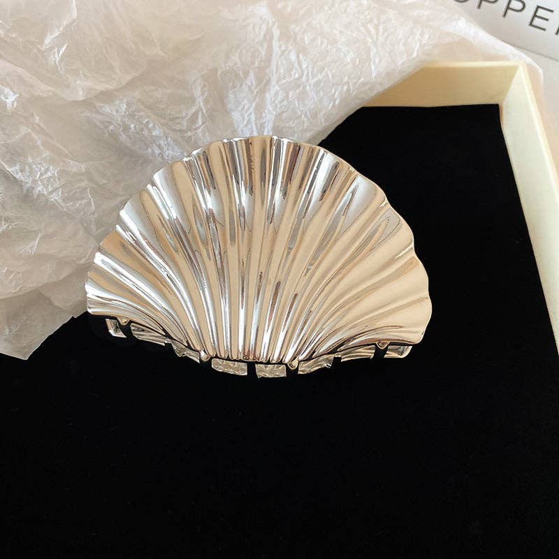 Seashell Hairclip | Small Silver