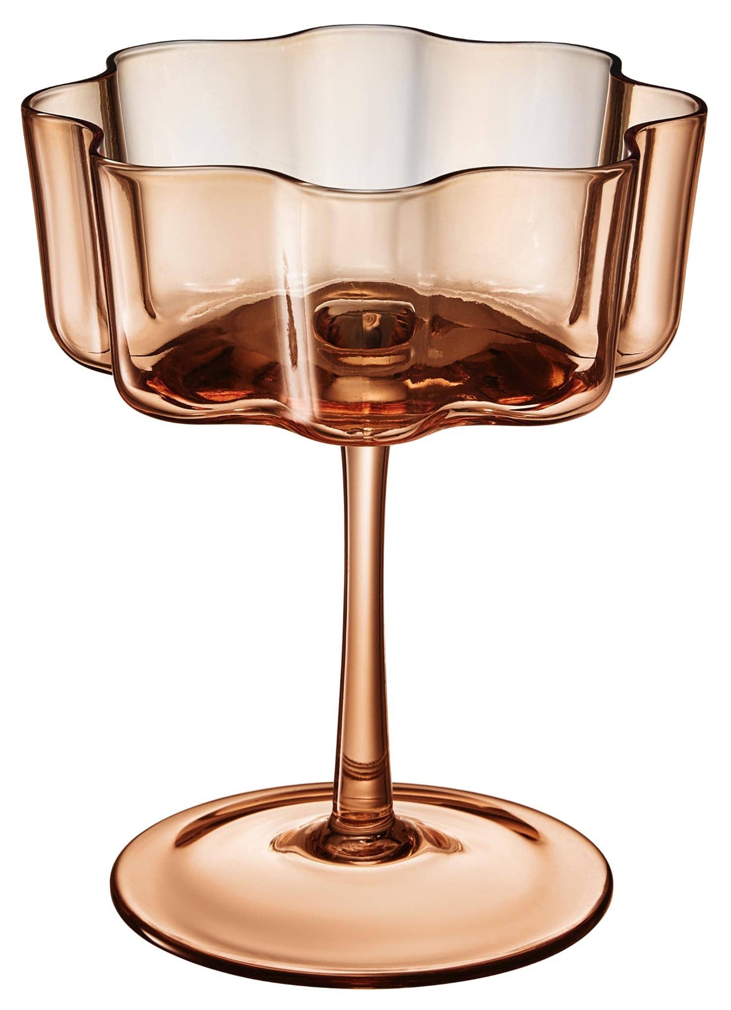Wavy Coupe Glasses
