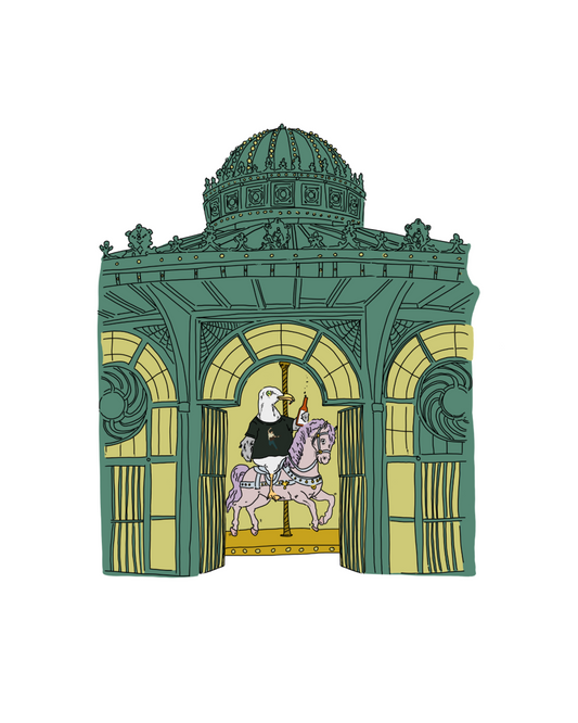 Print | Cigg and a Carousel