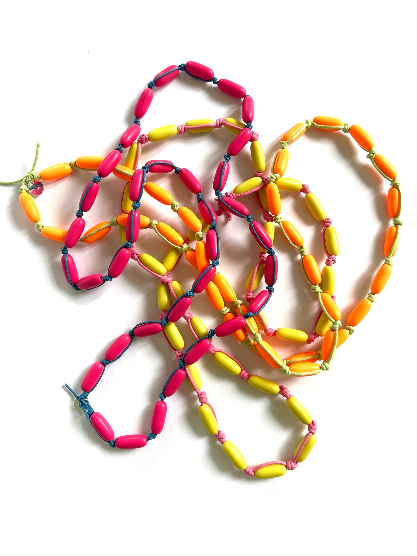 Color Pop Bead Necklace | Strawberry Sangria