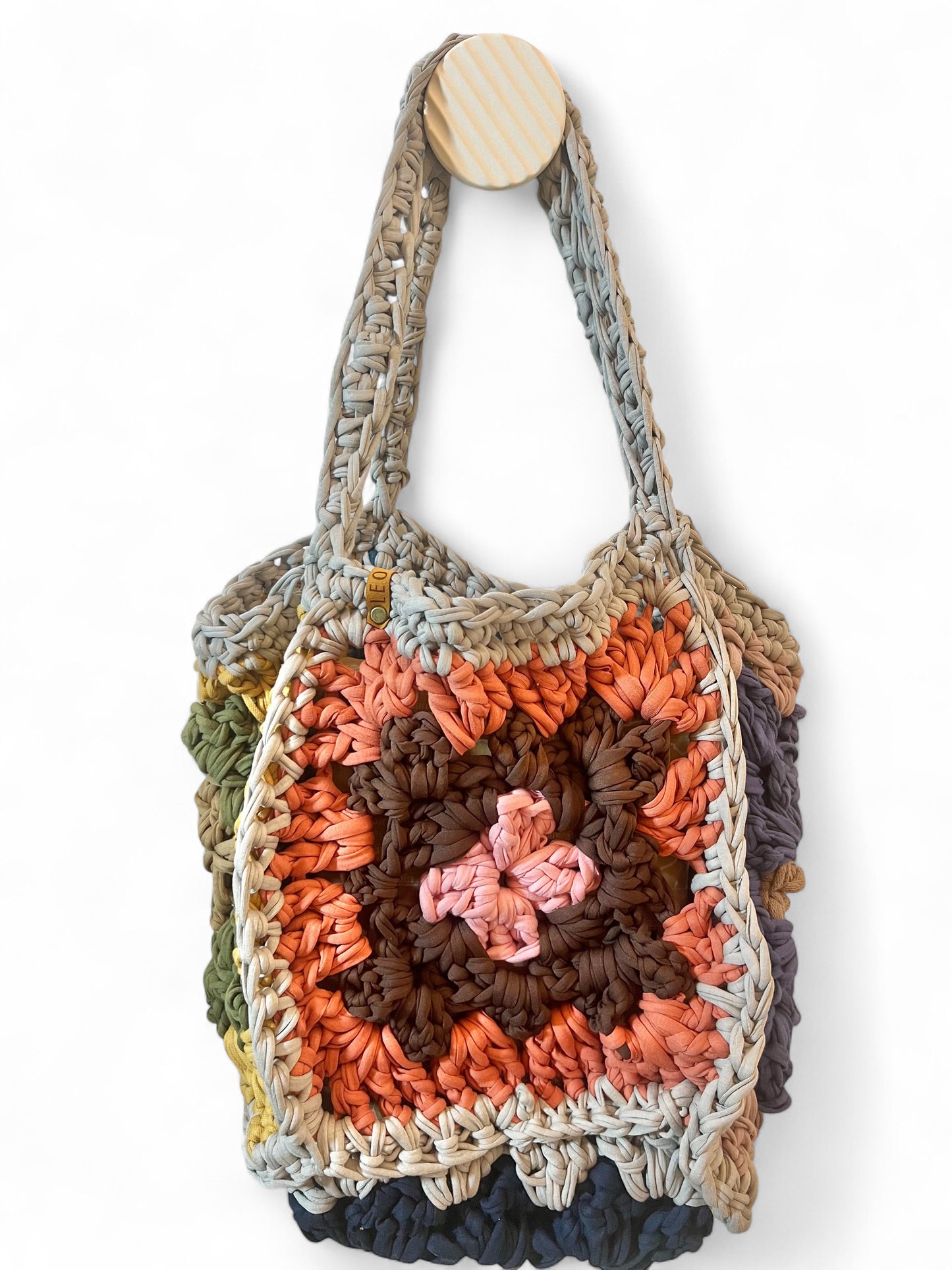 Handmade Granny Square Tote