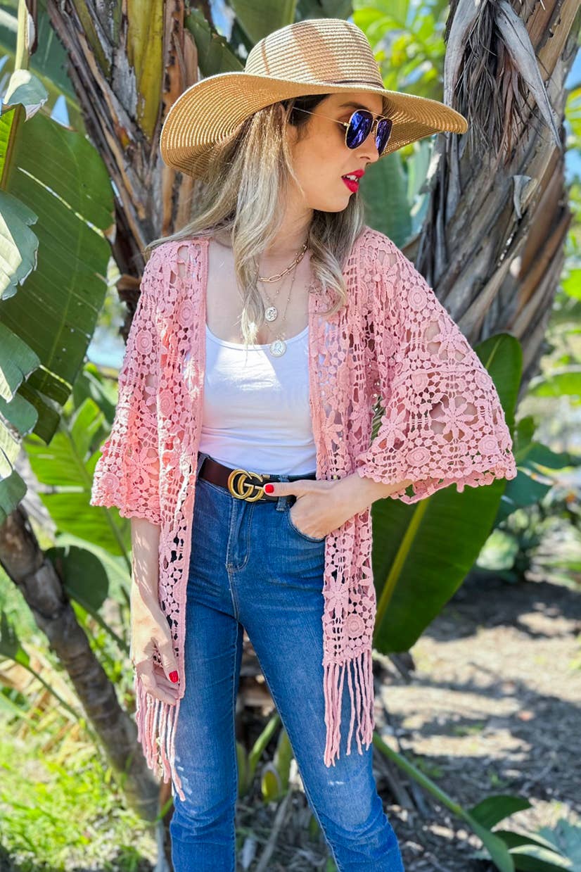 Kimono | Peach Crochet