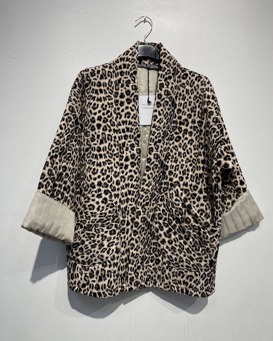 Quilted Jacket | Leopard