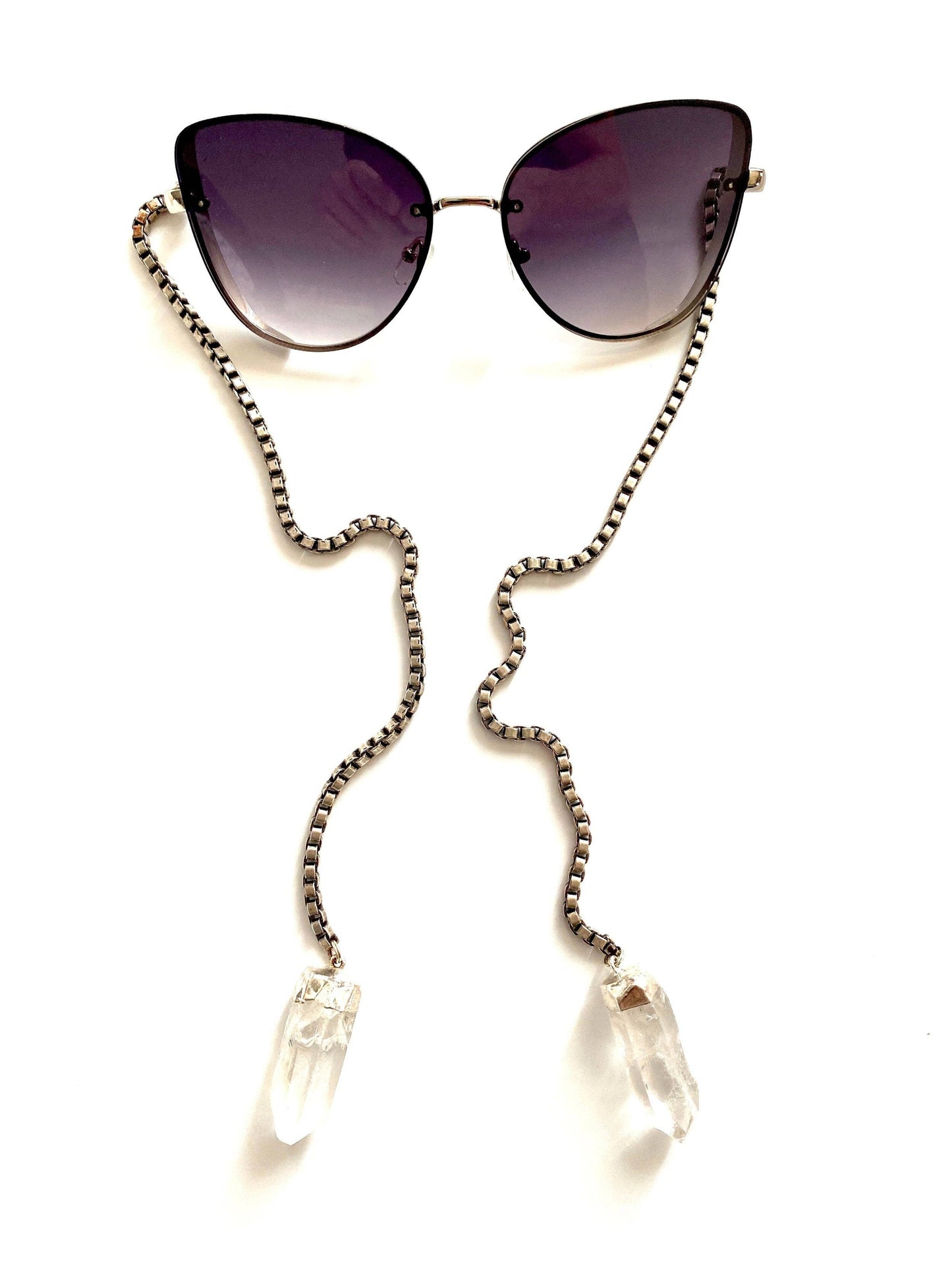 Sunglasses | Silver Minx Rose Quartz