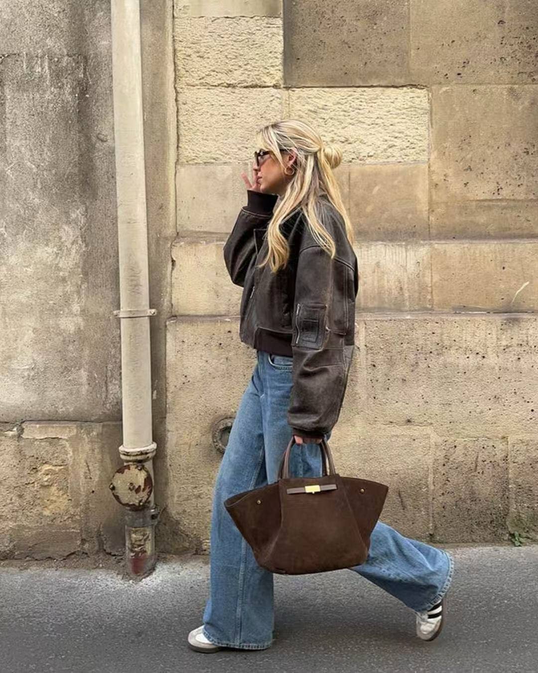 Italian Suede Handbag