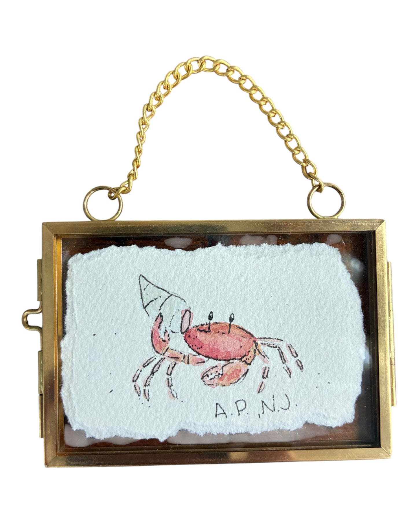 Original Watercolor Artwork | Crab