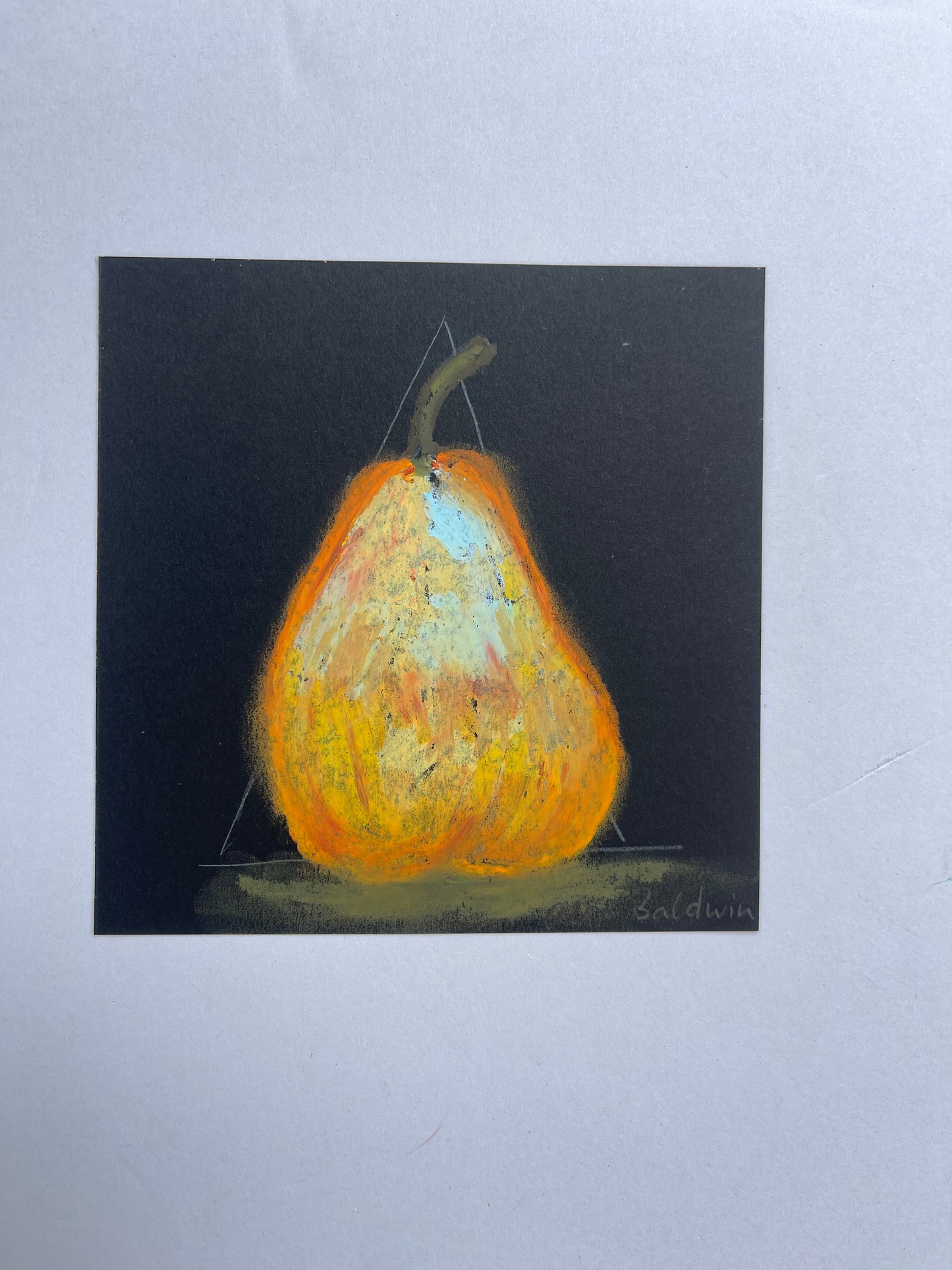 Artwork | Square oil pastel 5x5 V