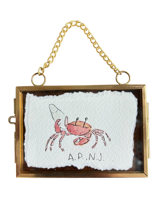 Original Watercolor Artwork | Crab