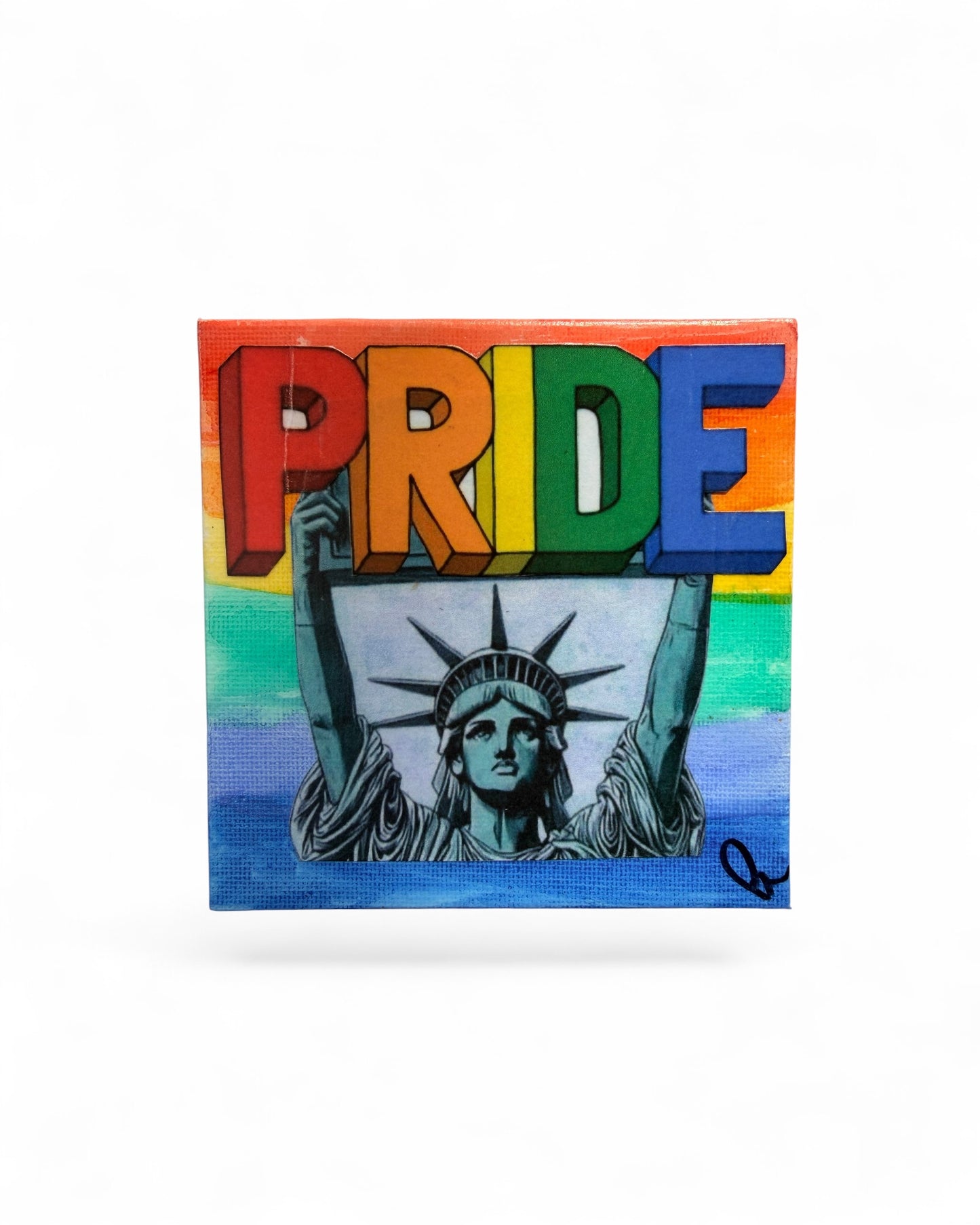Big Pride | Mixed Medium Collage on Canvas