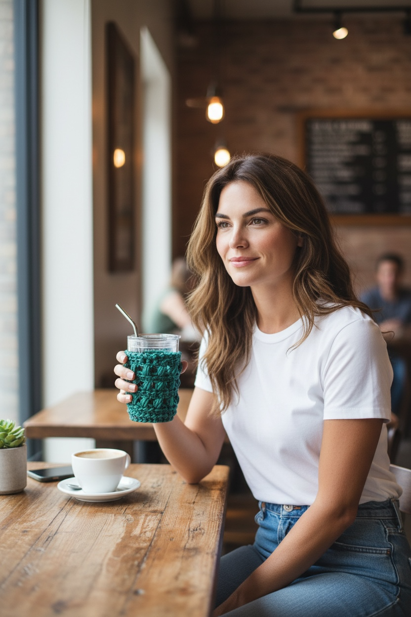 Hand-Crocheted Cup Cozy