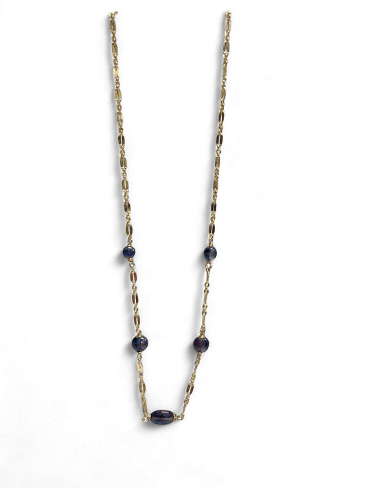 Necklace | Short | Blue 4