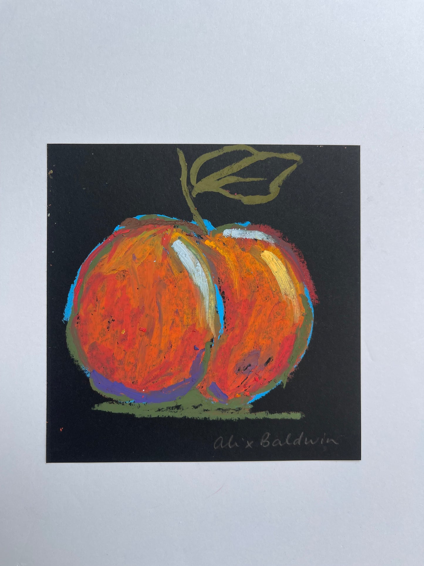 Artwork | Square oil pastel 5x5 III