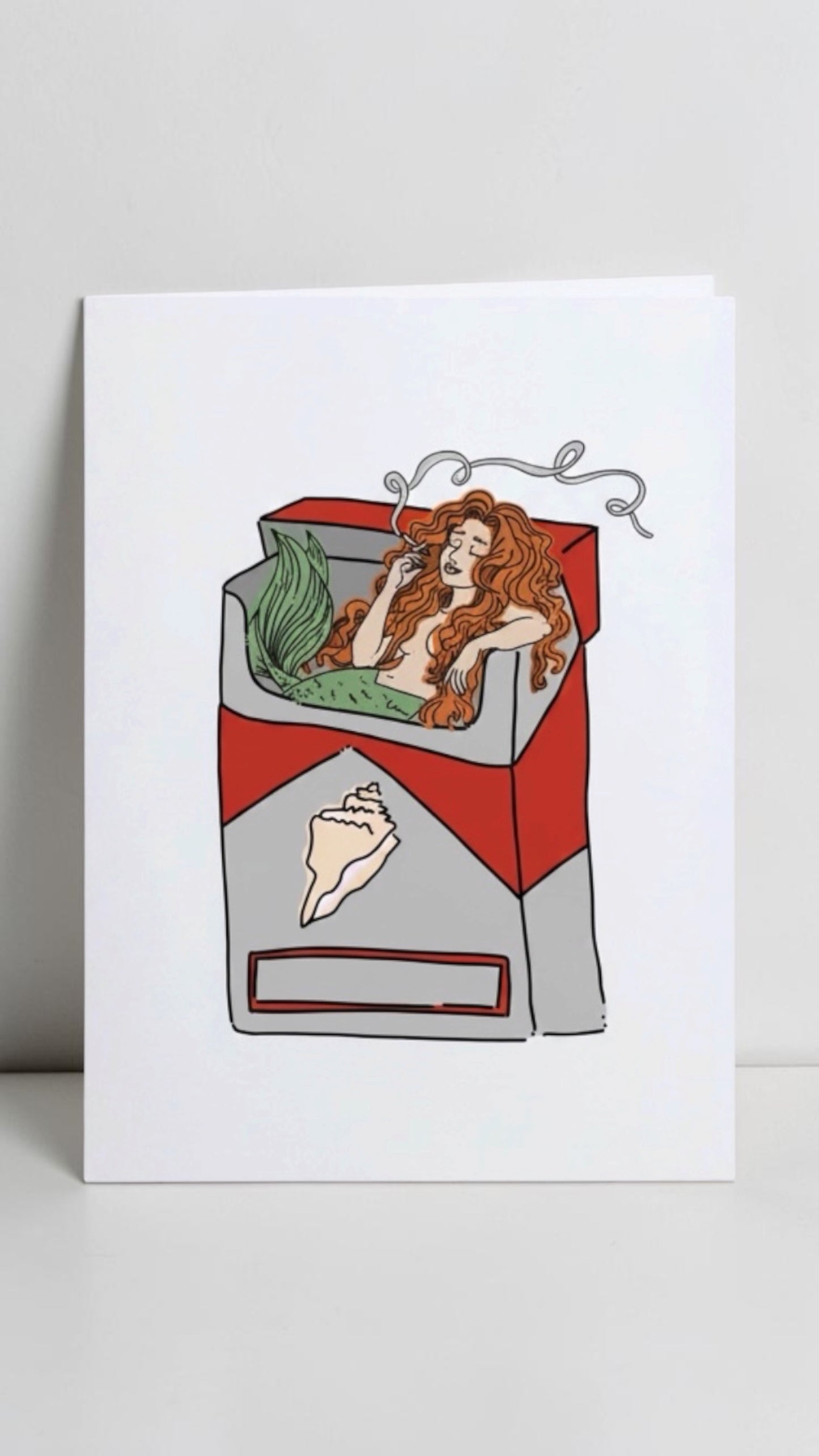 Greeting Card | Mermaid Ciggs
