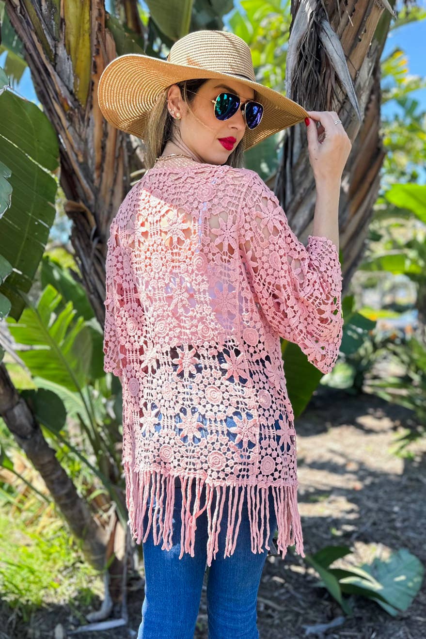 Kimono | Peach Crochet