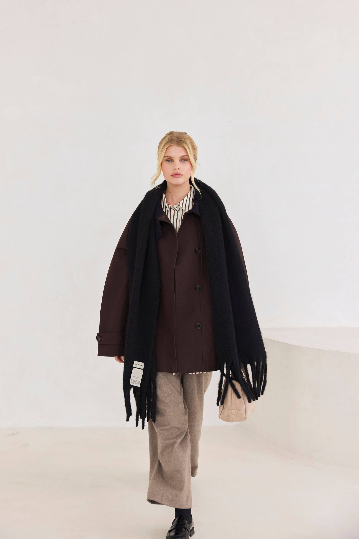 Ultra Soft Recycled Scarf | Black