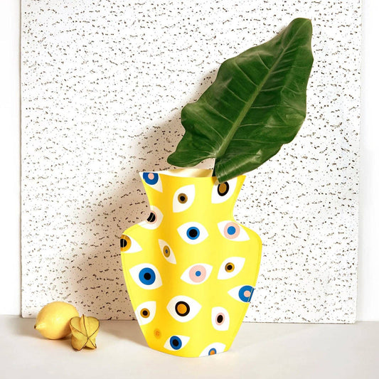 Nazar Paper Vase, Flower Vase & Card Set