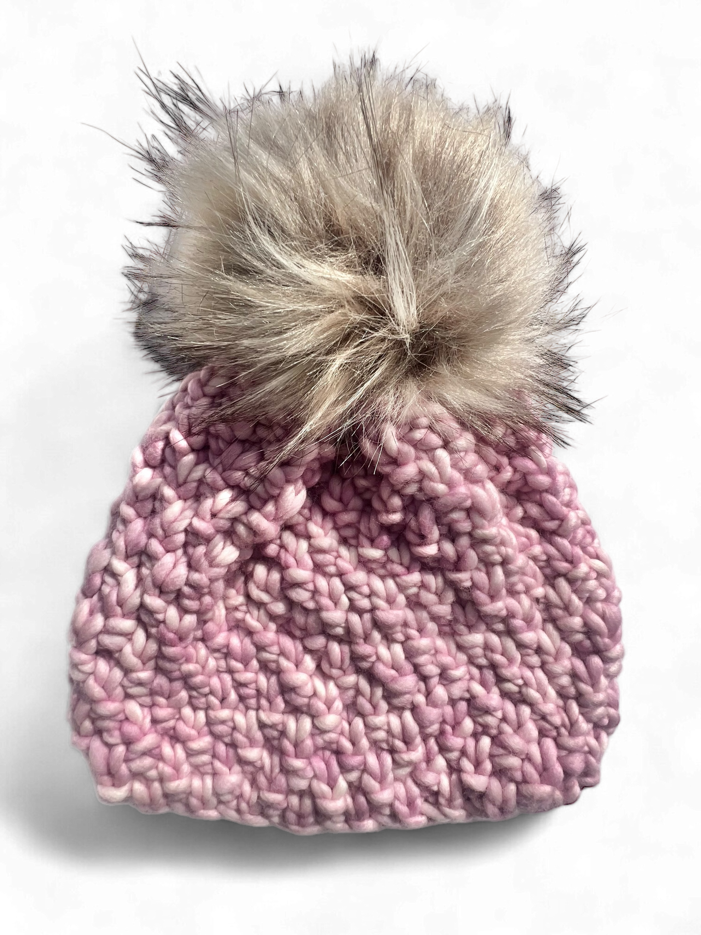 The Olive Hat | Bumpy Hat w Pom | Pink