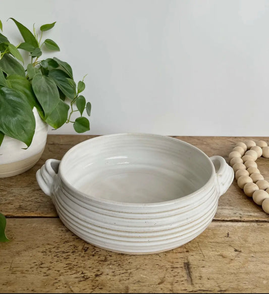 Ceramic Deep Baker | White