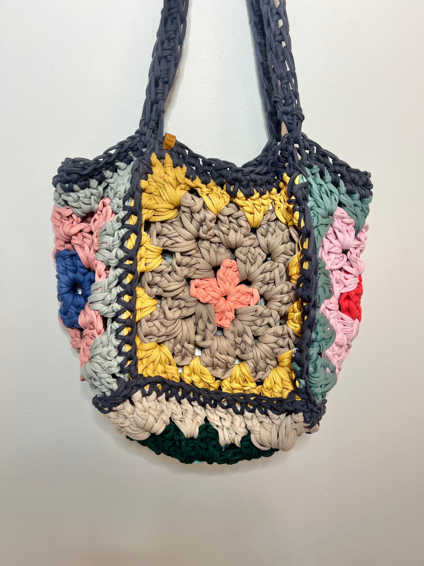 Handmade Granny Square Tote