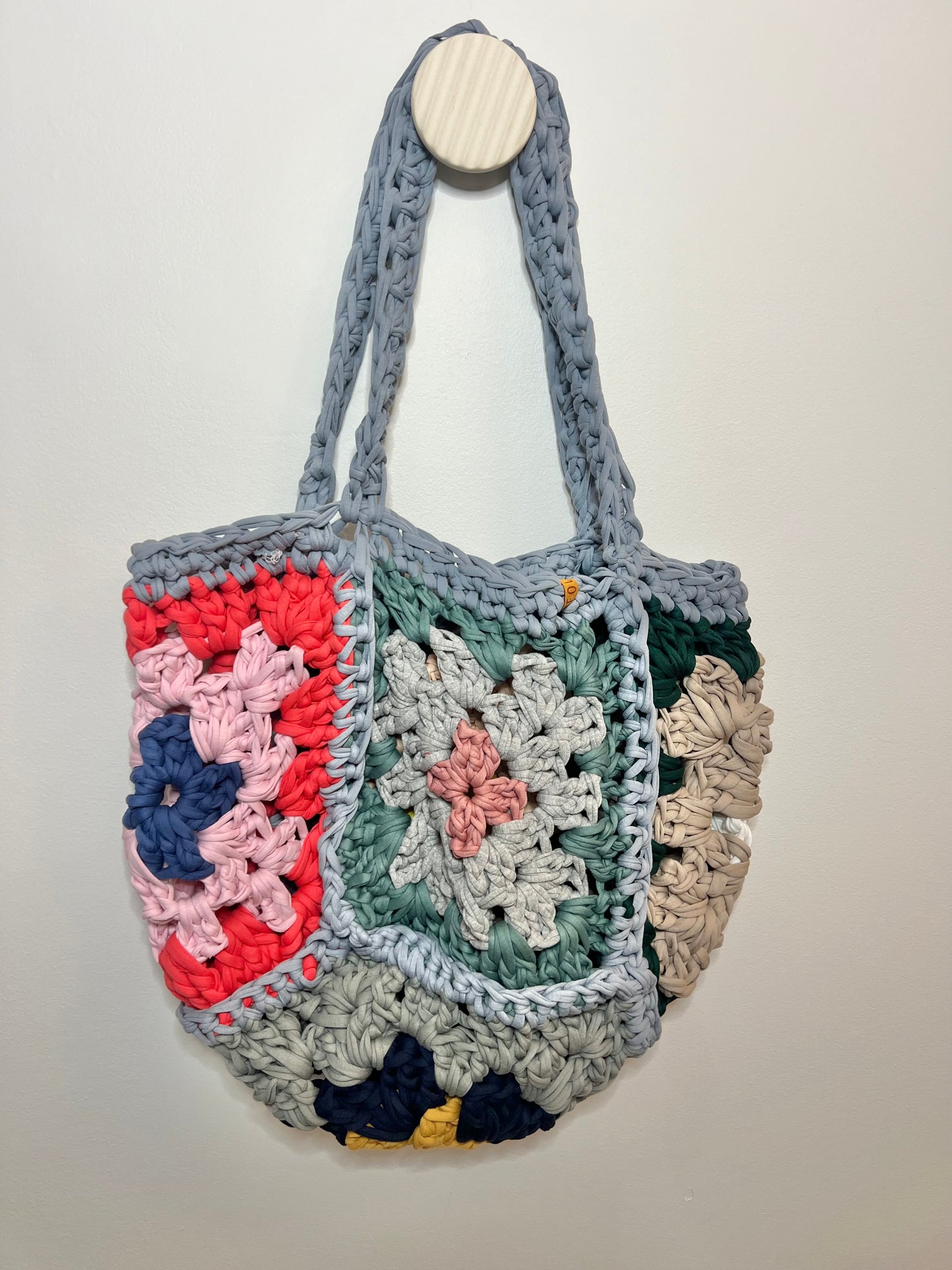 Handmade Granny Square Tote