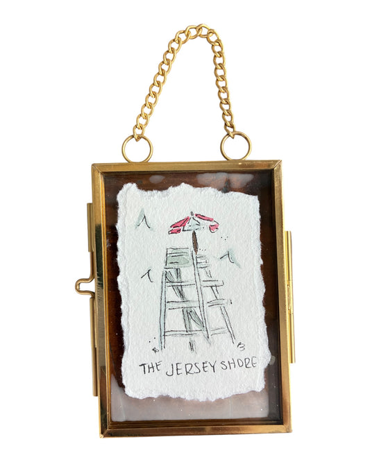 Original Watercolor Artwork | Lifeguard Stand 2