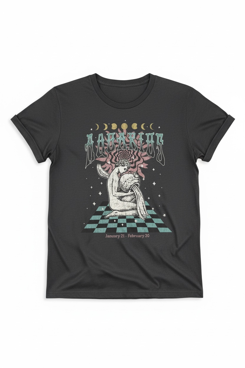 Aquarius Graphic Tee | Astrology Collection