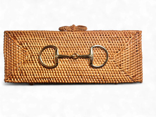 Rattan Clutch | Snaffle