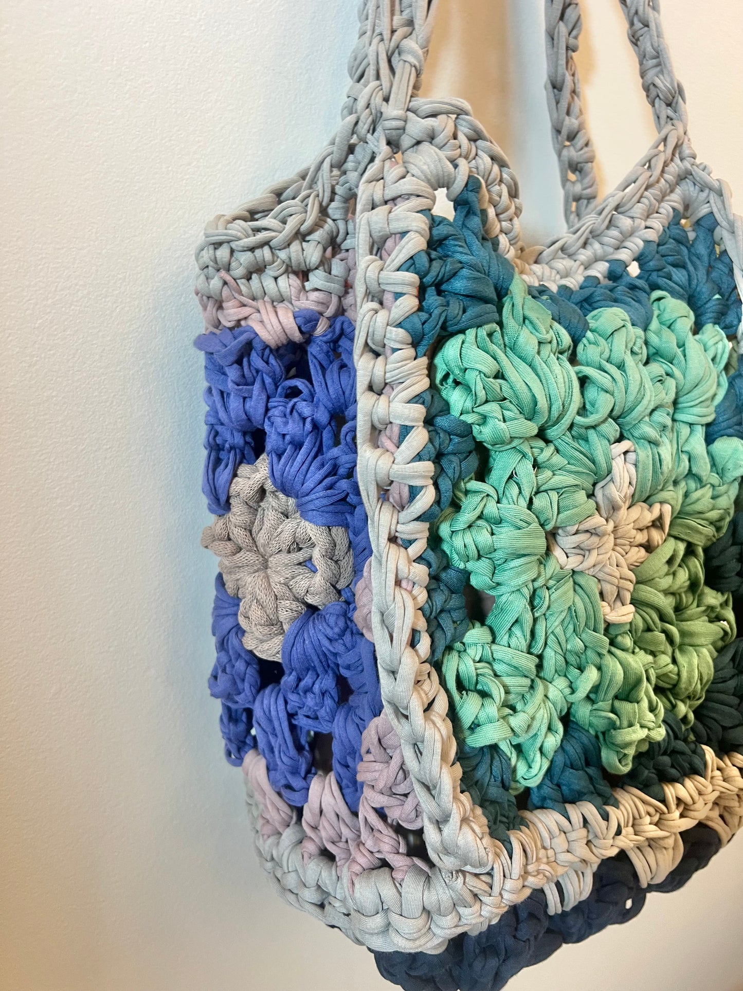Handmade Granny Square Tote
