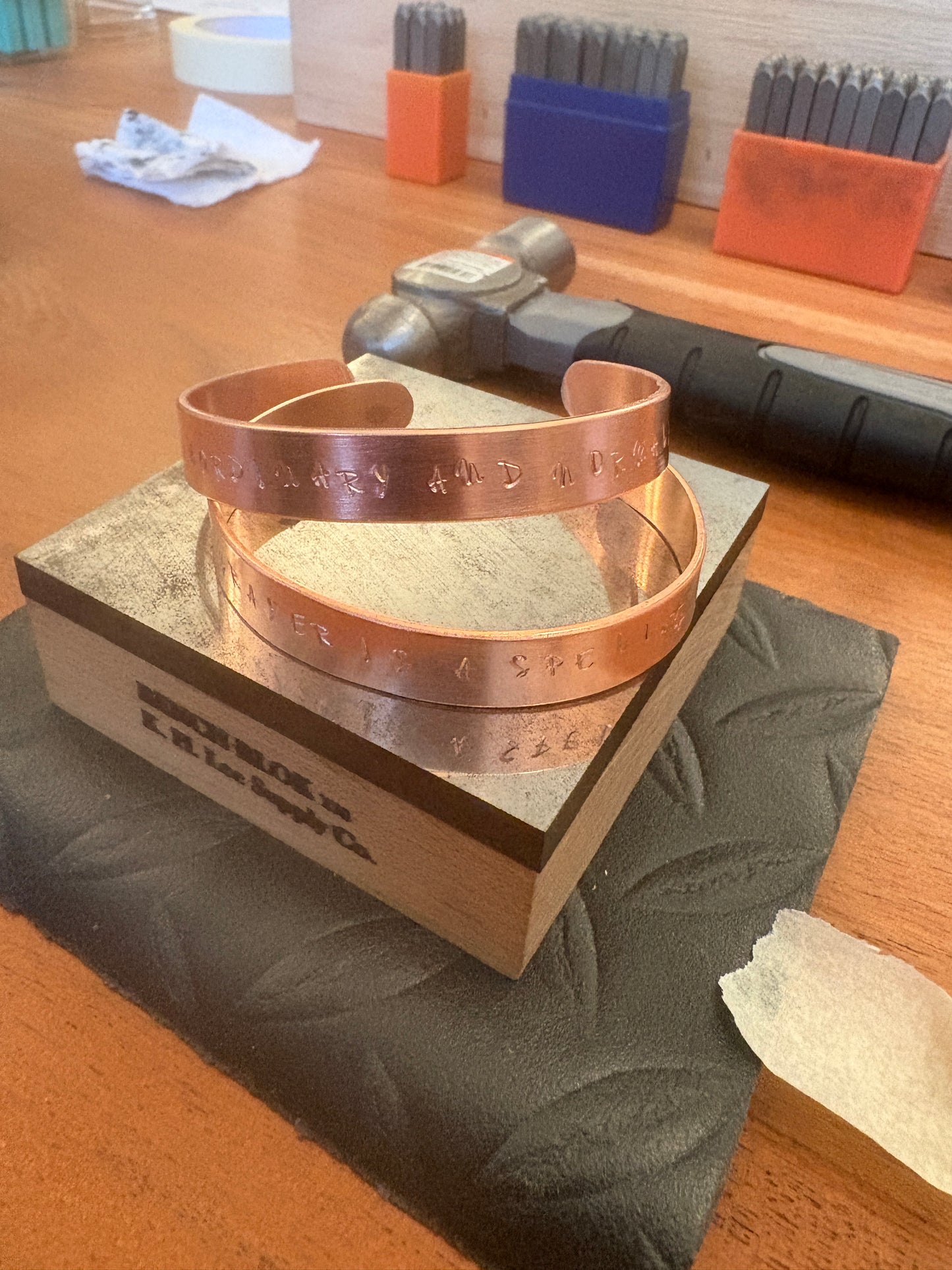 Celebrate + Create | Metal Stamping Jewelry Workshop