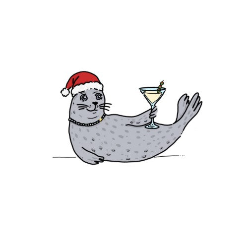 Holiday Seal Card | In The Wash Artworks
