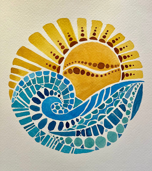 Watercolor Print by Kelly Duane
