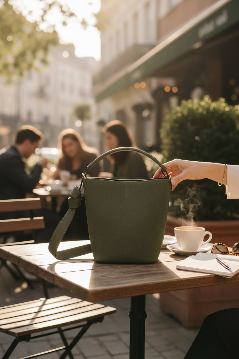 Italian Suede Convertible Handbag | Black