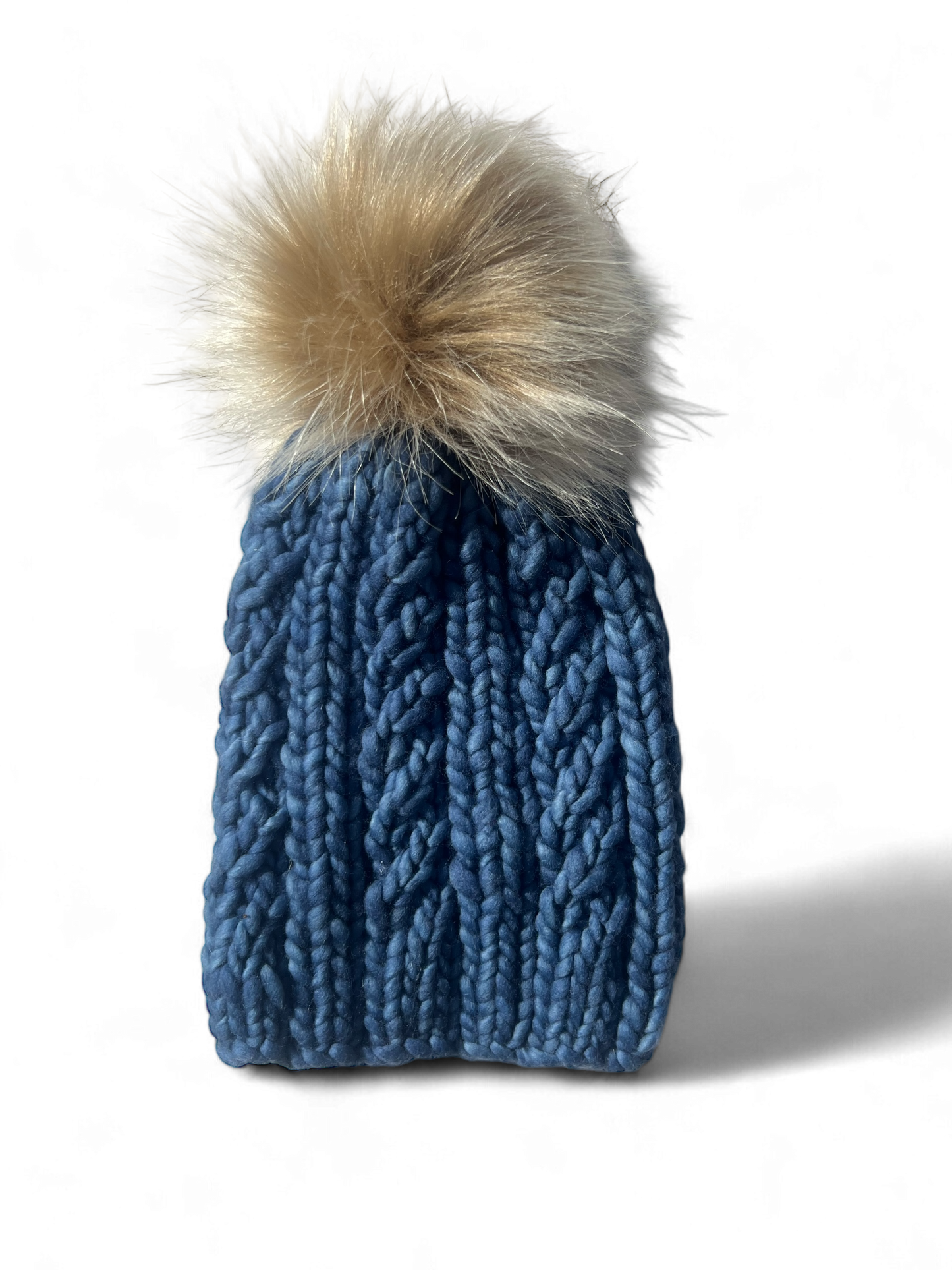 Hat + Pom | Denim