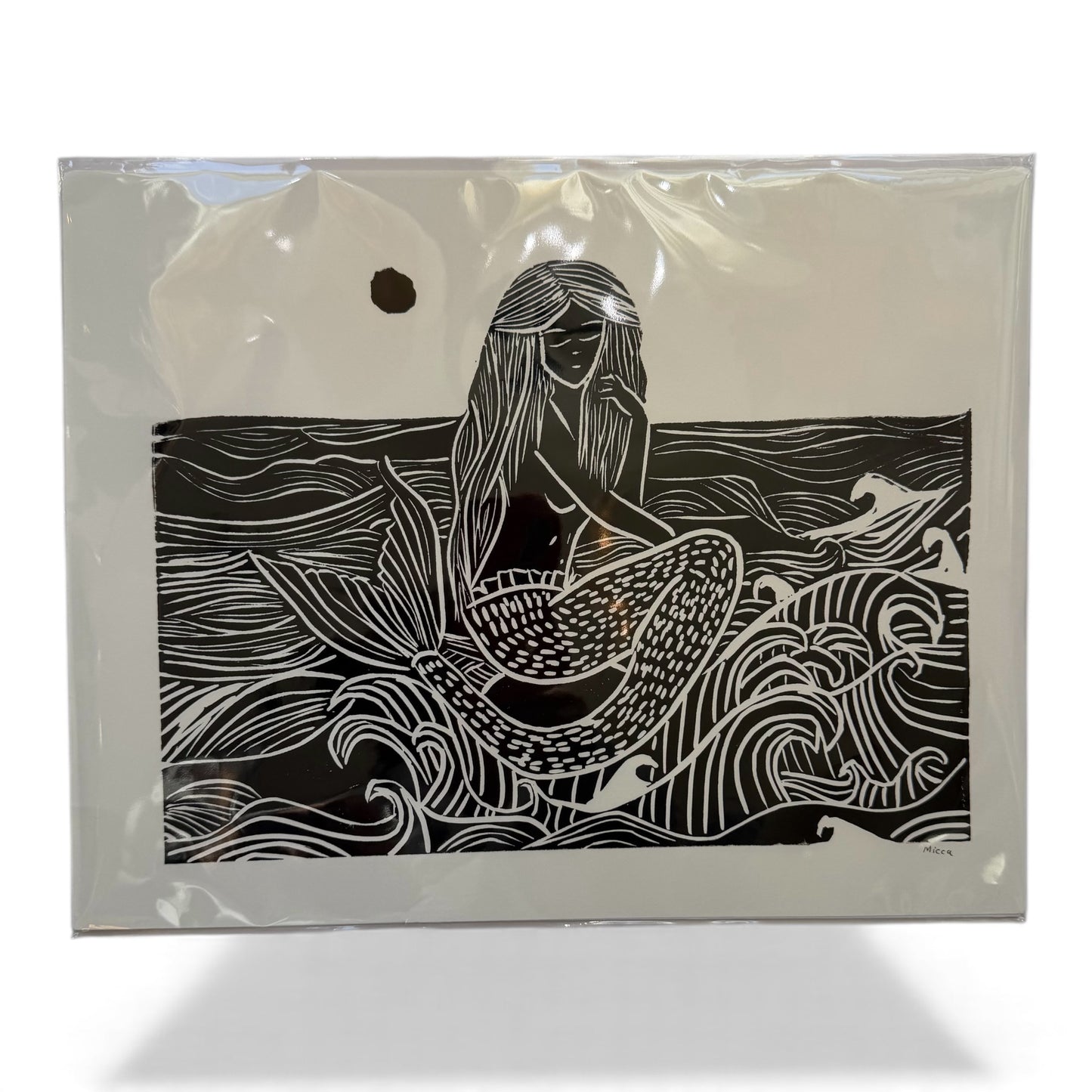 14x11 Art Print by Patty Mica | Painting Waves