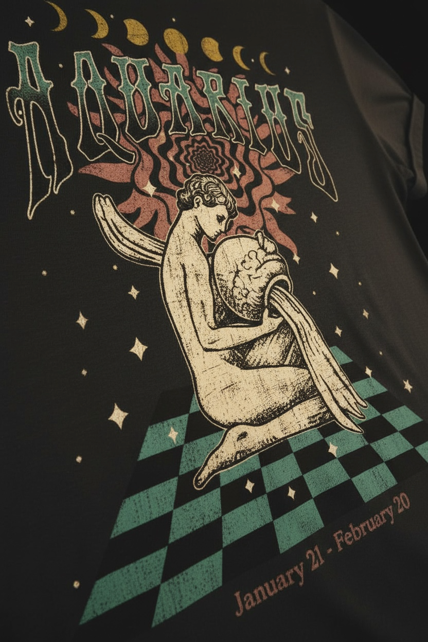 Aquarius Graphic Tee | Astrology Collection
