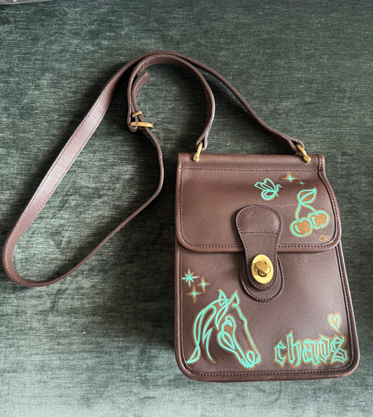 Hand Painted Crossbody Bag | Chaos & Horse