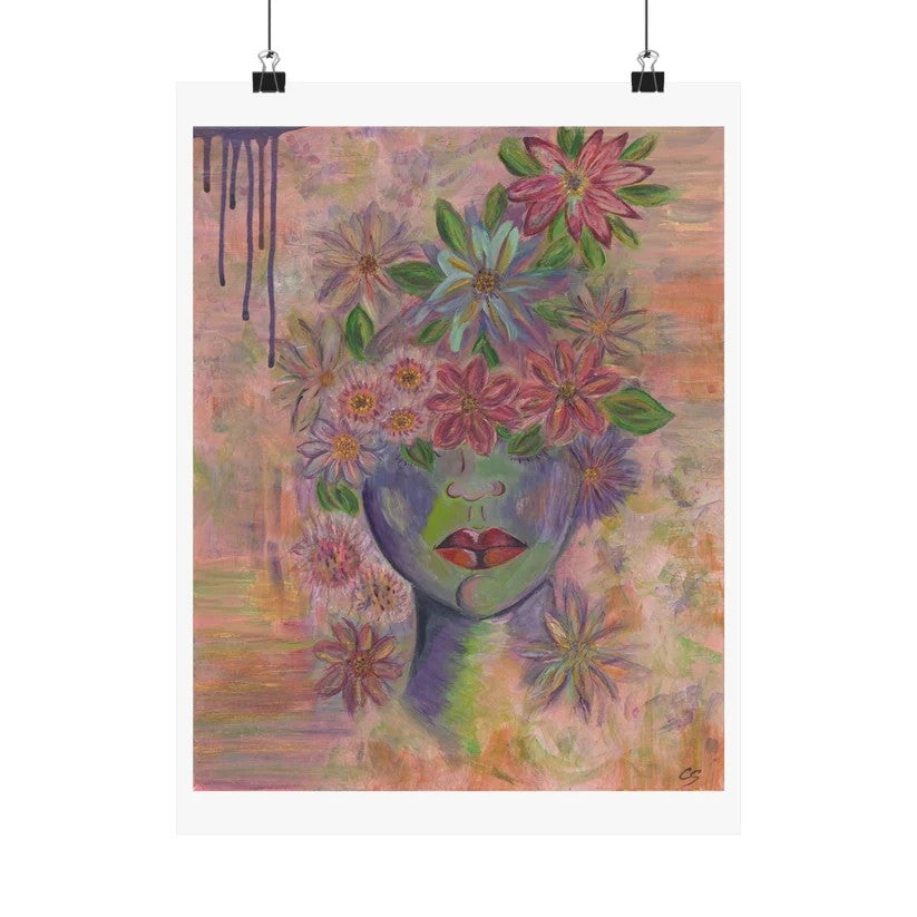 Art Print | Floral Awakening 11x4