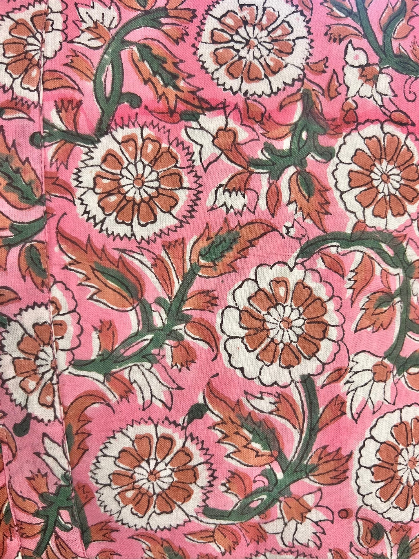 Cotton Pajama Set | Pink Floral