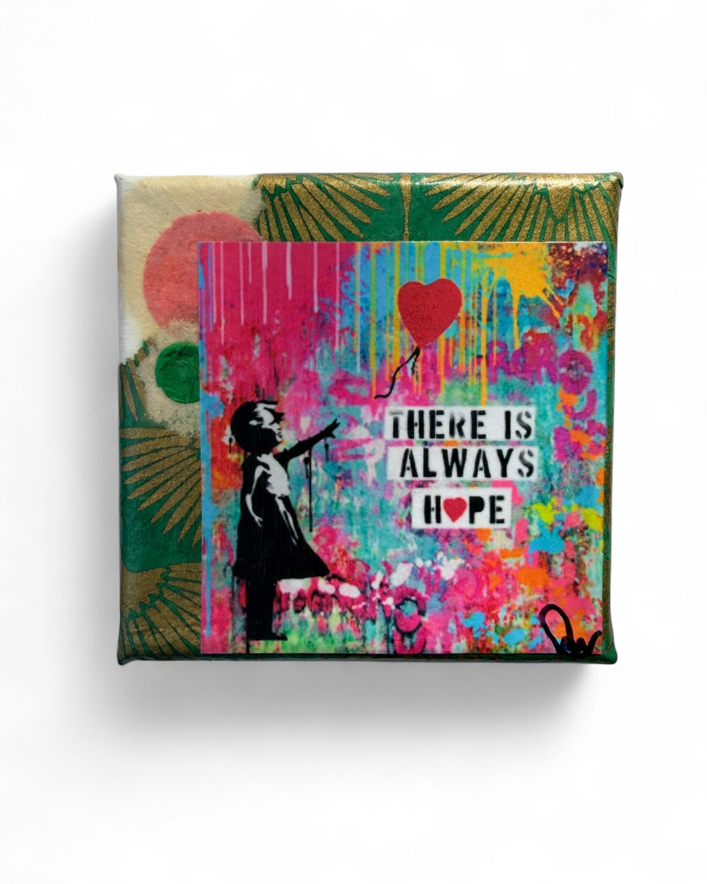Hope | Mixed Medium Collage on Canvas
